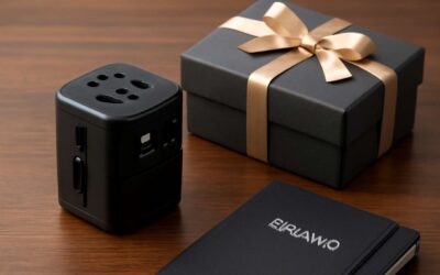 Delight Executives with a corporate gift travel adapter that fuses style and utility.